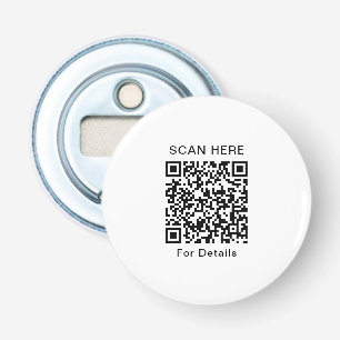 Abrebotellas Apertura personalizada de botón de código QR