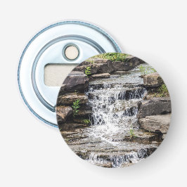 Abrebotellas apoyado imán de la cascada