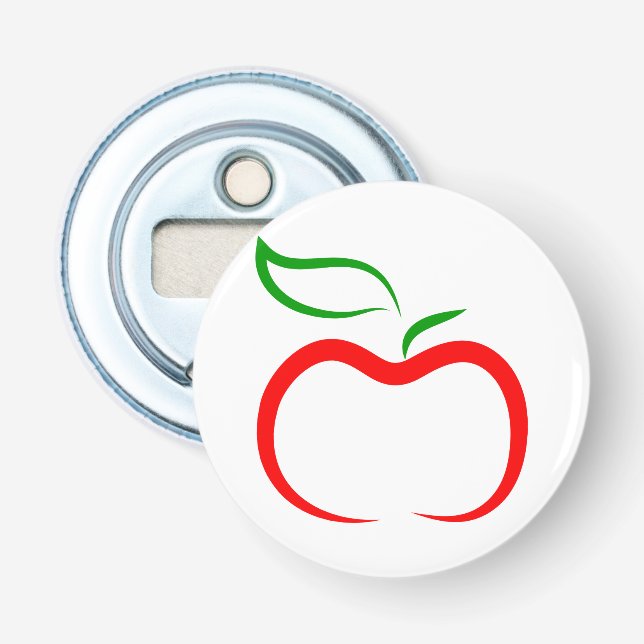 Abrebotellas Apple decorativo (Anverso)