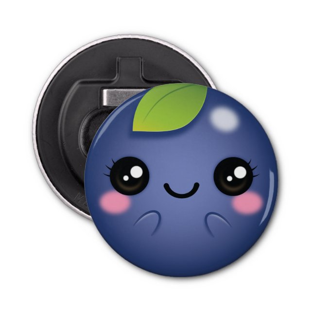Abrebotellas Arándano de Kawaii (Anverso)