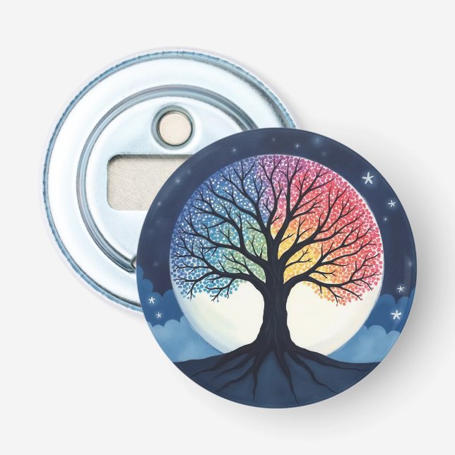 Abrebotellas Árbol de vida (Anverso)
