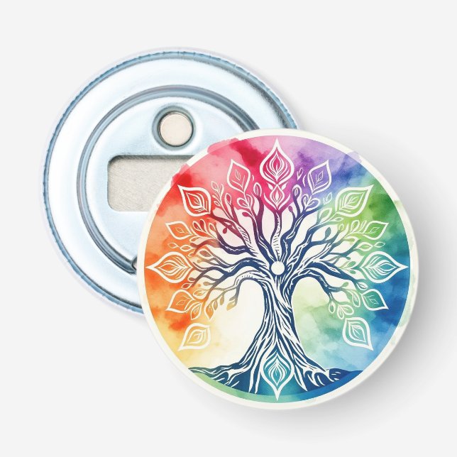 Abrebotellas Árbol de vida (Anverso)