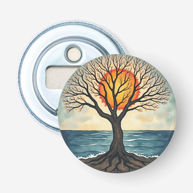 Abrebotellas Árbol de vida (Anverso)