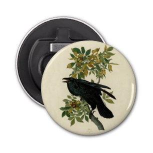 Abrebotellas Arte clásico Audubon Raven