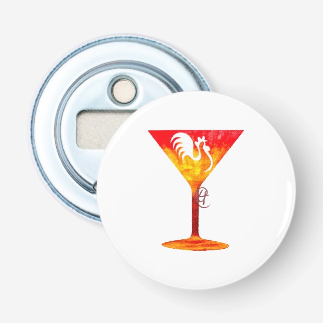 Abrebotellas Arte de Chicktini Martini (Anverso)