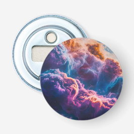 Abrebotellas Arte de Nebulosa Espacial Abstracta - Cósmico Colo