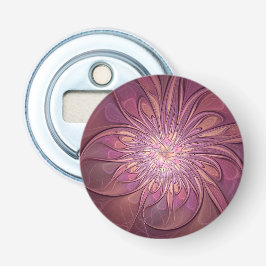 Abrebotellas Arte fractal floral moderno abstracto colores de b