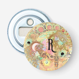 Abrebotellas Arte vintage bohemio único hippie pastel whimsica