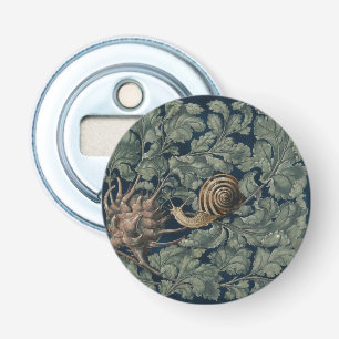 Abrebotellas Arte Vintage Botánico Art Nouveau Caracol Antiguo