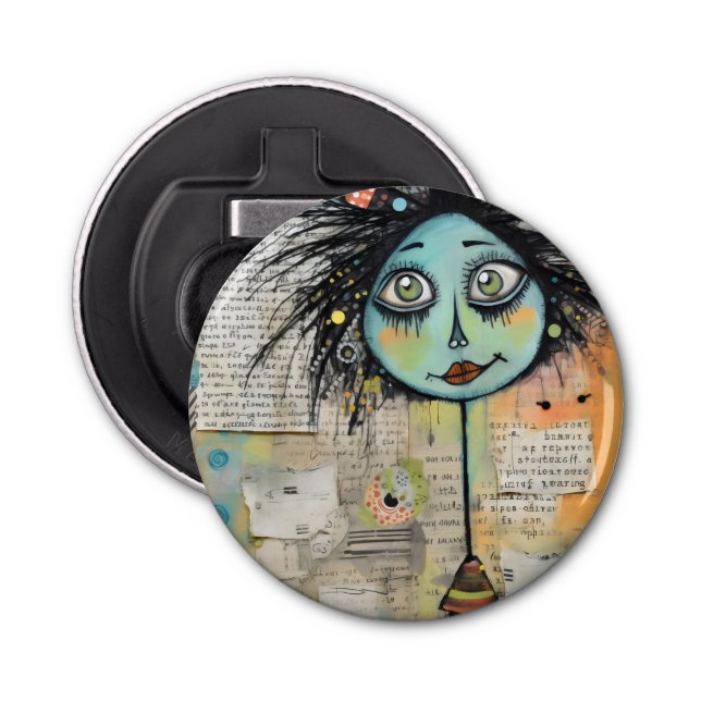 Abrebotellas ArtLady 2 Encantador y afligido (Anverso)