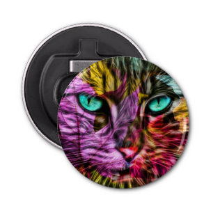 Abrebotellas Artsy Kitty Cat