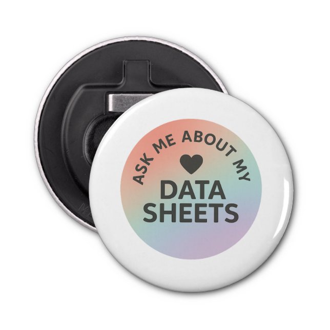 Abrebotellas Ask Me About My Data Sheets | Inclusion Team (Anverso)