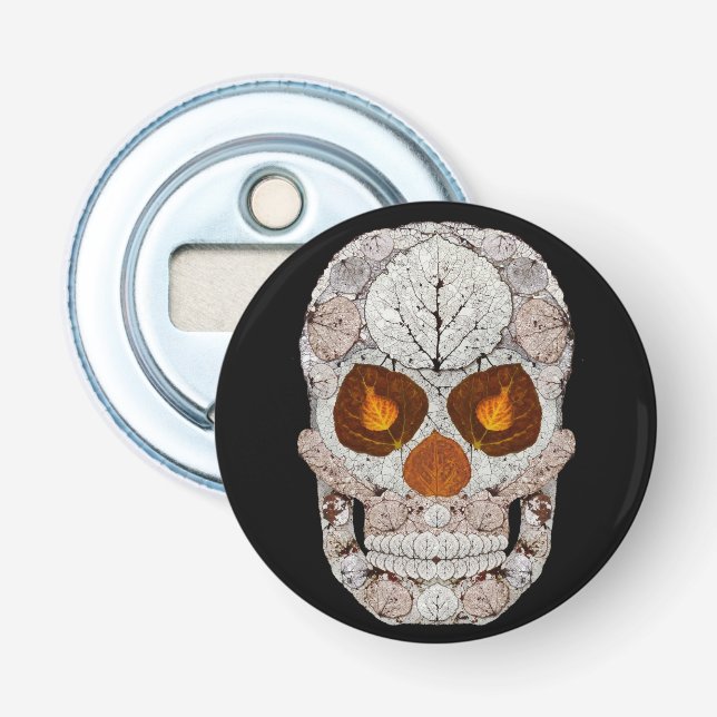 Abrebotellas Aspen Leaf Skull 11 (Anverso)