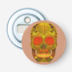 Abrebotellas Aspen Leaf Skull 12