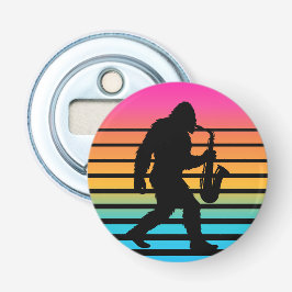 Abrebotellas Atardecer Retro Bigfoot Saxofón