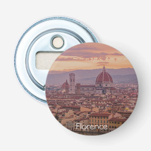 Abrebotellas Atardecer sobre Florencia, Italia