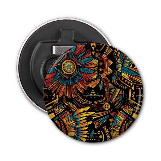 Abrebotellas Atractivo "Sueño Azteca" Elegancia de la botella (Anverso)