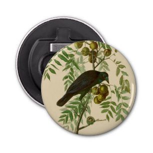 Abrebotellas Audubon American Crow Black Bird