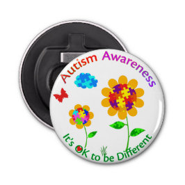 Abrebotellas Autismo Conciencia Girasol