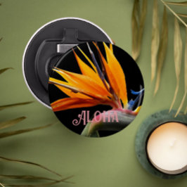 Abrebotellas Ave naranja de la planta de paraíso Bloom Aloha