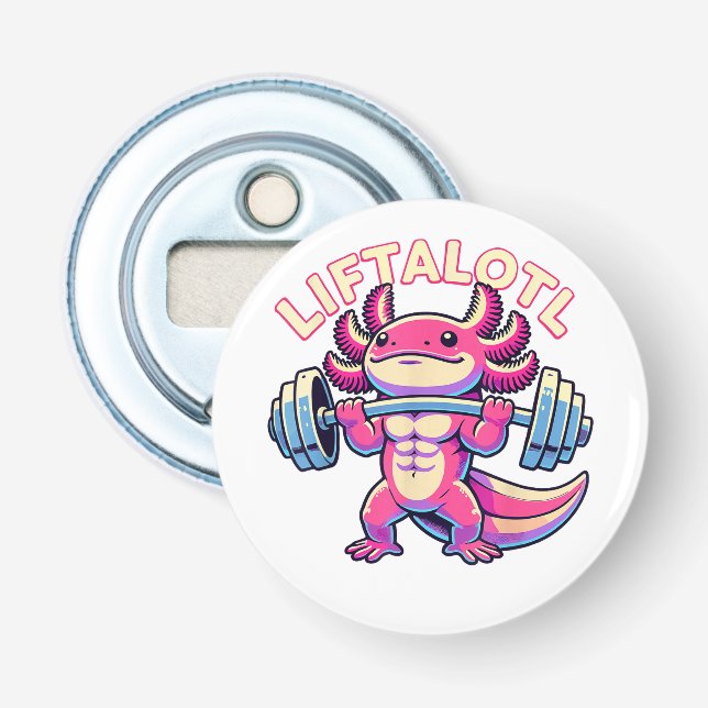 Abrebotellas Axolotl LIFTALOTL (Anverso)