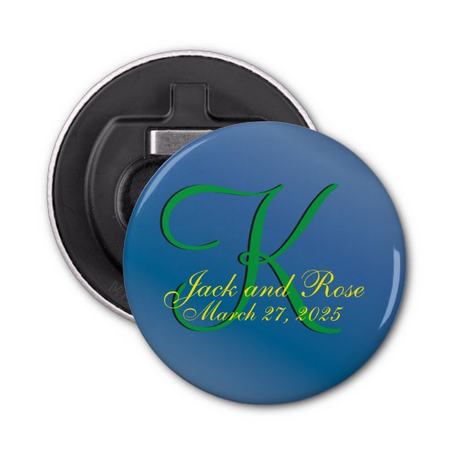 Abrebotellas Azul Arándano Genial Presupuesto (Anverso)