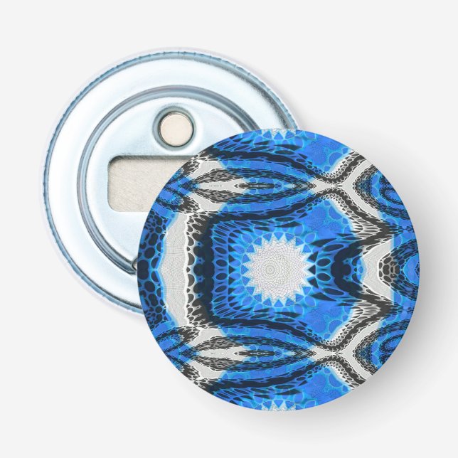 Abrebotellas Azul atómico (Anverso)
