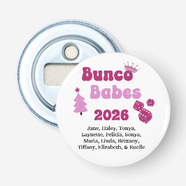 Abrebotellas Babe Personalizada de Bunco