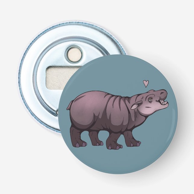 Abrebotellas Baby Pigmy Hippo (Anverso)
