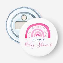 Abrebotellas Baby Shower arcoiris rosa