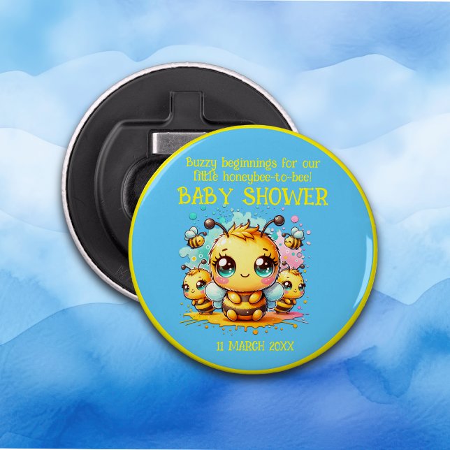 Abrebotellas Baby Shower de abeja de miel de abeja a abeja | (Subido por el creador)