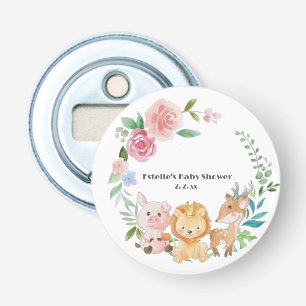 Abrebotellas Baby Shower de Woodland Animals