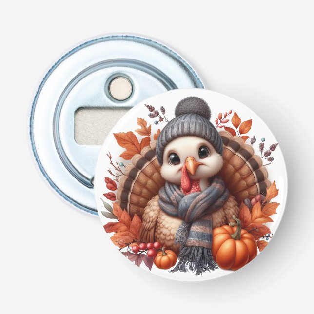 Abrebotellas Baby Turkey Fall (Anverso)