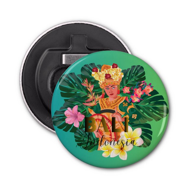 Abrebotellas Bailarina bailarina de diosa balinesa (Anverso)