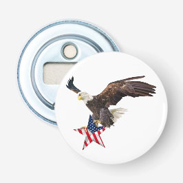 Abrebotellas Bald eagle US flag