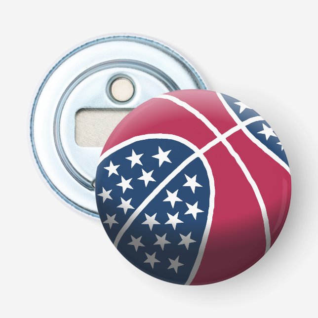 Abrebotellas Baloncesto del 4 de Julio (Anverso)