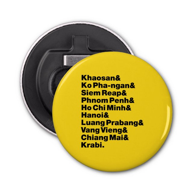 Abrebotellas Banana Pancake Trail / Circuito (Anverso)