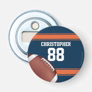 Abrebotellas Bandas azules y Naranjas en la cuadrícula de Jers