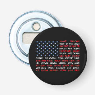 Abrebotellas Bandera Americana de los Estados Unidos Todos los
