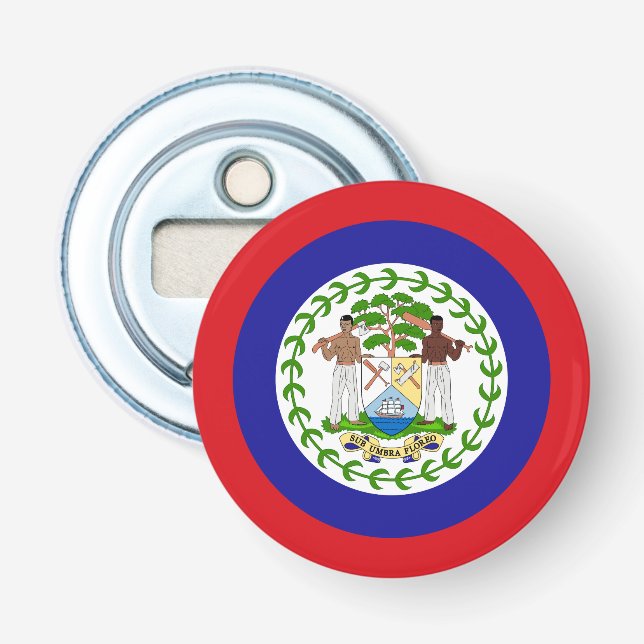Abrebotellas Bandera Beliceña (Anverso)