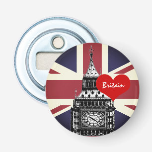 Abrebotellas Bandera británica y fiesta/deportes del Reino Uni