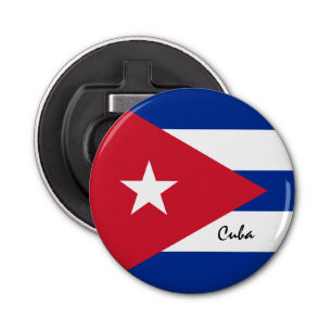 Abrebotellas Bandera cubana y bebida deportiva/fiesta cubano