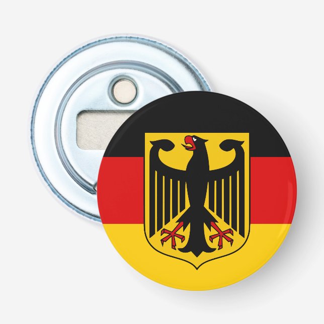 Abrebotellas Bandera de Alemania (Anverso)