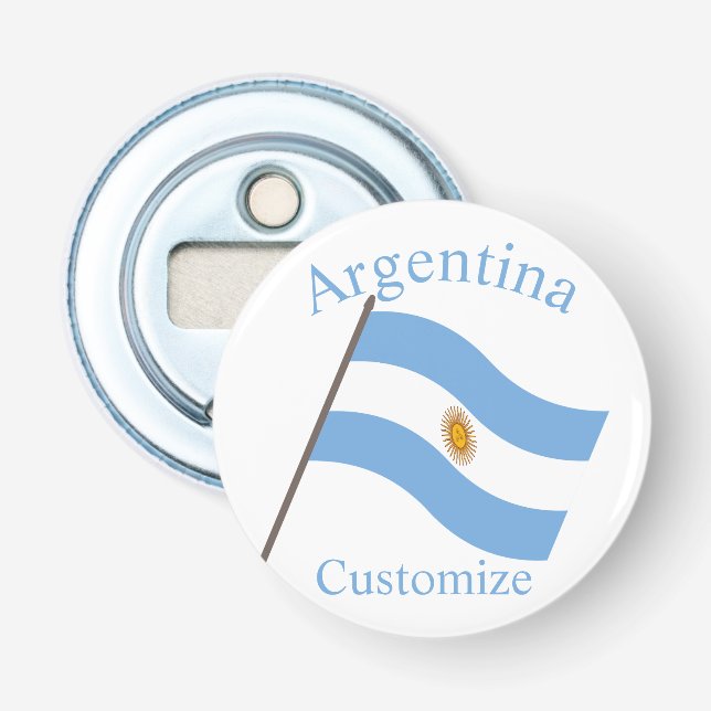 Abrebotellas Bandera de Argentina Thunder_Cove (Anverso)