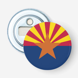 Abrebotellas Bandera de Arizona: Estrella Sol Poniente, El Esta