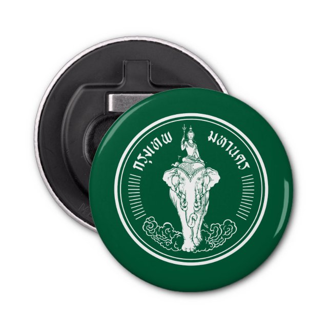 Abrebotellas Bandera de Bangkok, Apertura de Botellas de Tailan (Anverso)