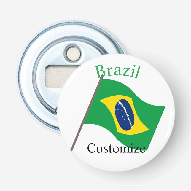 Abrebotellas Bandera de Brasil Thunder_Cove (Anverso)
