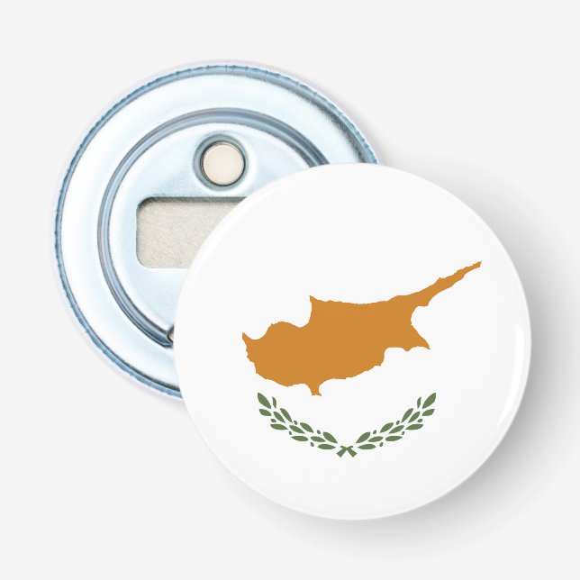 Abrebotellas Bandera de Chipre (Anverso)