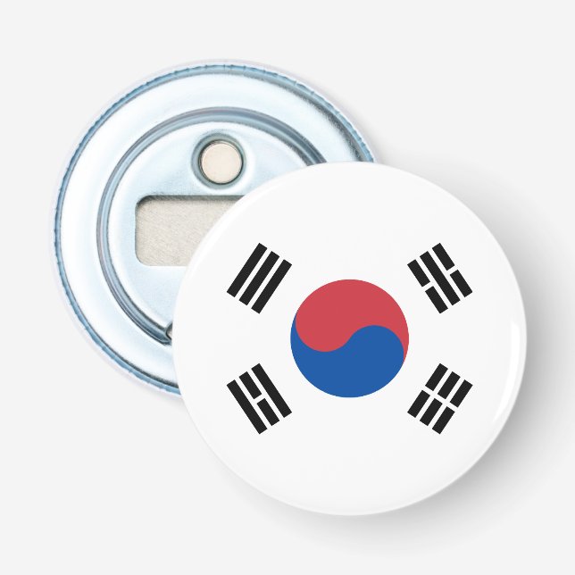 Abrebotellas Bandera de Corea del Sur (Anverso)