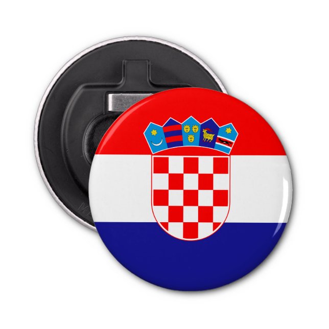 Abrebotellas Bandera de Croacia (Anverso)